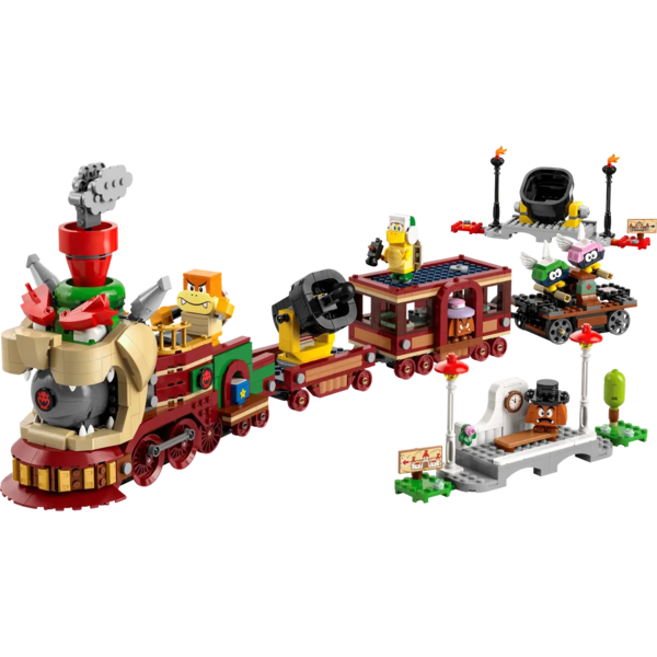 Конструктор LEGO Super Mario Швидкий потяг Боузера, 1392 деталі (71437) - Pampik - 4