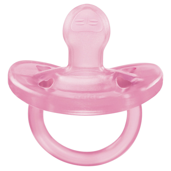 Пустышка Chicco PhysioForma Soft силикон, 6-16 мес., 1 шт., розовая (73091.92) - Pampik - 2