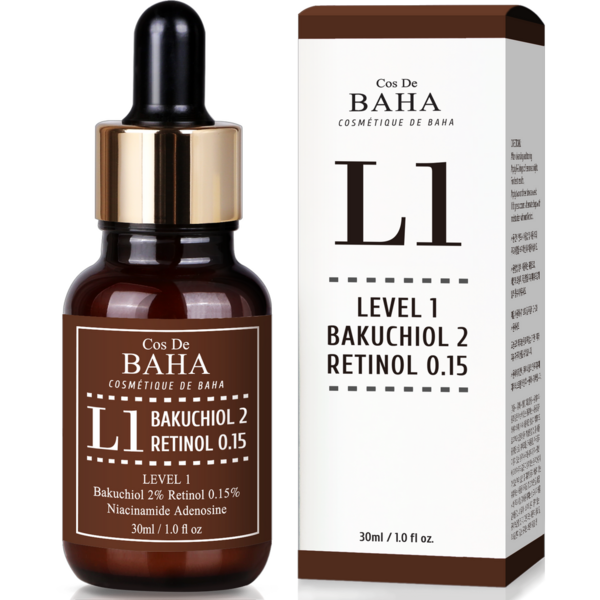 Сироватка для обличчя Cos De BAHA L1 Bakuchiol & Retinol Serum 30 мл - Pampik - 2