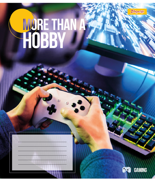 Набор тетрадей 1 Вересня Hobby А5, в линию, 96 листов, 5 шт. (767421) - Pampik - 5