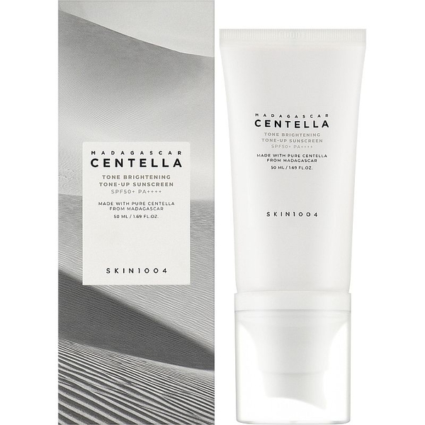 Солнцезащитный крем Skin1004 Madagascar Centella Tone Brightening Tone-Up Sunscreen SPF 50+ 50 мл - Pampik - 2