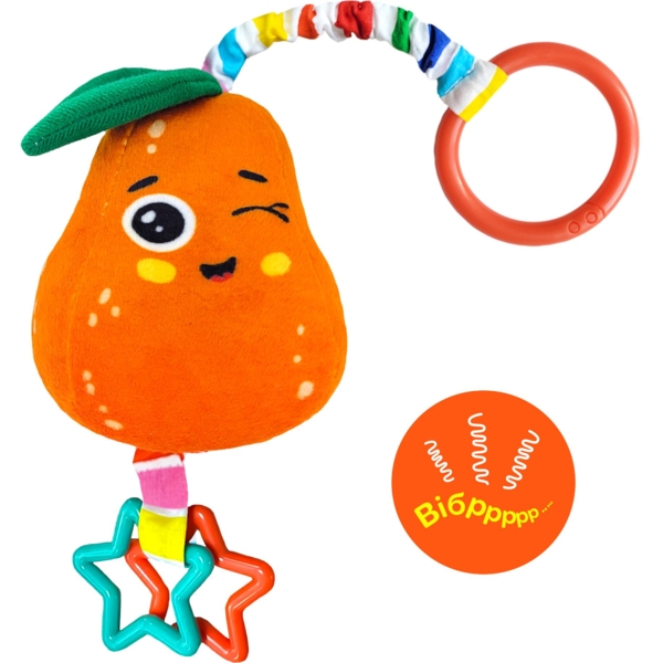 Іграшка м'яка Масік Вібропідвіска Груша (МС 110604-20) - Pampik - 2