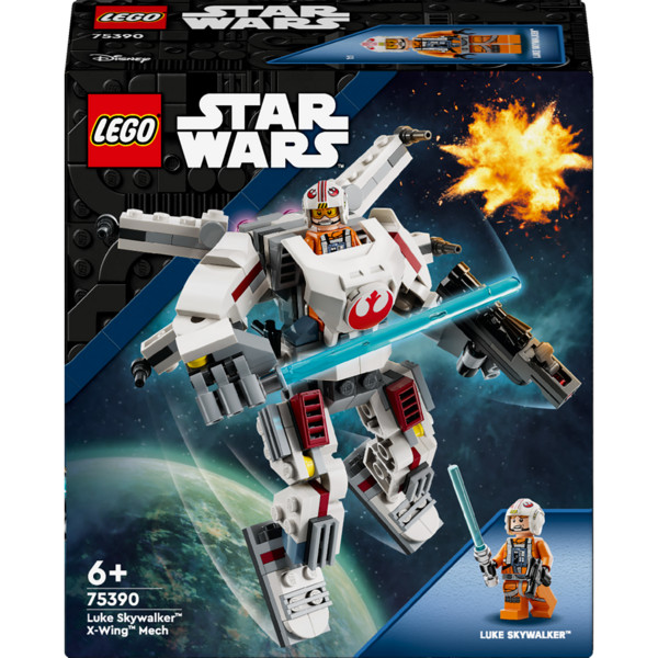 Конструктор LEGO Star Wars Робот X-Wing Люка Скайвокера, 195 деталей (75390) - Pampik
