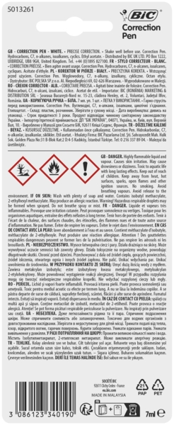 Корректор-ручка BIC 7 мл белая (9184764) - Pampik - 6