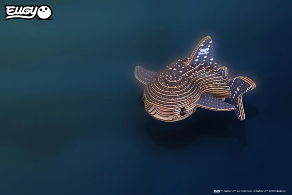 Збірна 3Д модель Eugy Зоопарк Китова акула (XEG-049) - Pampik - 9