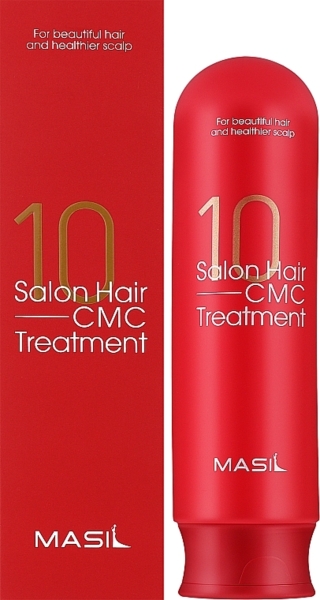 Бальзам восстановительный профессиональный с церамидами Masil 10 Salon Hair CMC Treatment 300 мл - Pampik - 2