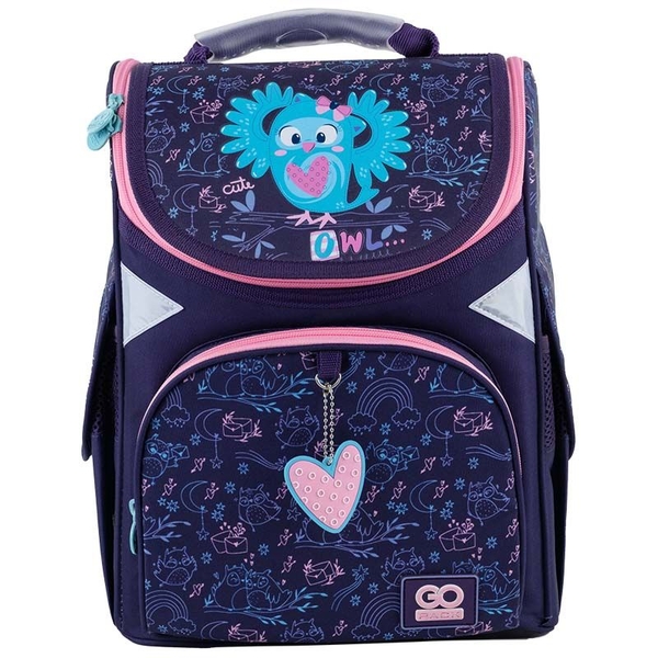 Рюкзак GoPack Education каркасный GO24-5001S-2 Pretty Owl - Pampik