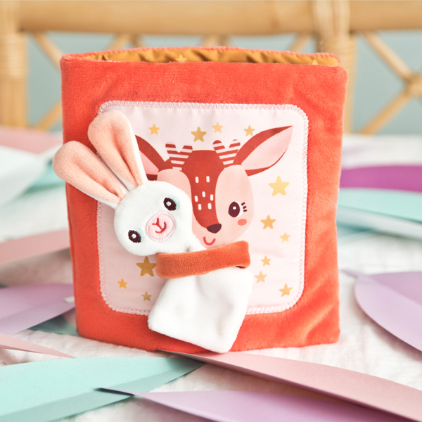 Развивающая мягкая книга Lilliputiens Комфортер Олененка Стелли (83491) - Pampik - 9