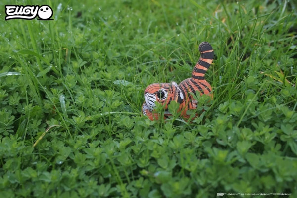 Збірна 3Д модель Eugy Зоопарк Тигр (XEG-012) - Pampik - 11