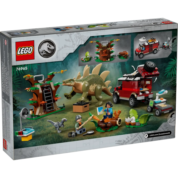 Конструктор LEGO Jurassic World Місії динозаврів Знахідка стегозавра 420 деталей (76965) - Pampik - 8