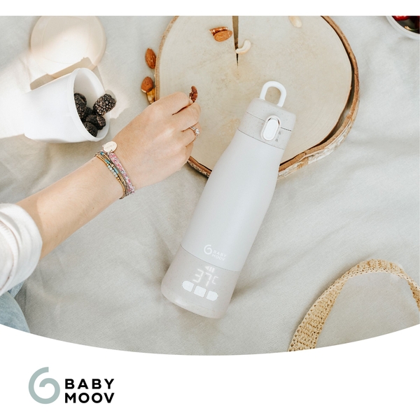 Термос подогреватель для смесей Babymoov Moov & Feed беспроводной, бежевый - Pampik - 6