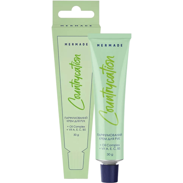 Крем для рук Mermade Countrycation парфюмированный, 30 г - Pampik