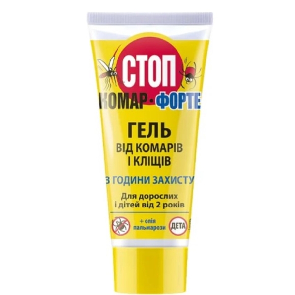 Гель від комарів та кліщів Біокон Стоп Комар форте 60 мл - Pampik