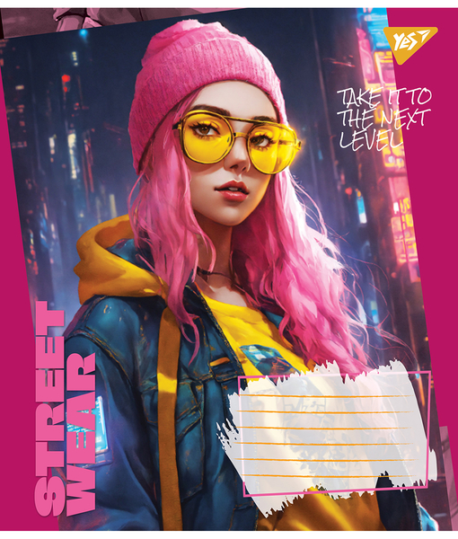 Набір зошитів Yes Street wear А5, в клітинку, 18 аркушів, 25 шт. (766974) - Pampik - 3