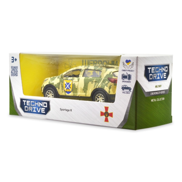 Автомодель TechnoDrive Шевроны Героев Kia Sportage R 56 ОМПБр (250362M) - Pampik - 14