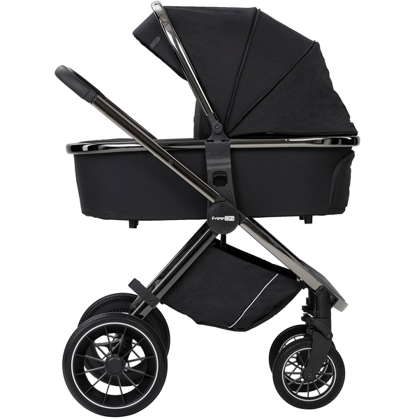 Коляска для дитини універсальна 3 в 1 FreeOn Joy Plus Black (49683) - Pampik