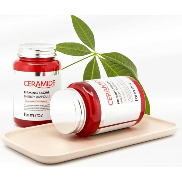 Сыворотка для лица FarmStay Ceramide Firming Facial Energy Ampoule 250 мл - Pampik - 6