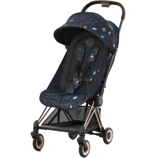 Прогулянкова коляска Cybex Coya Jewels of Nature, темно-синя (522003111) - Pampik