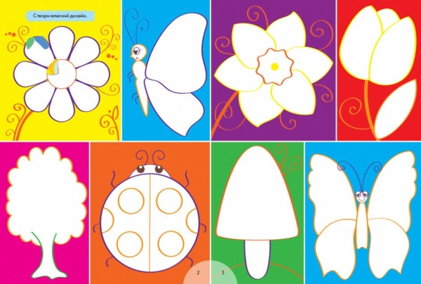 Велика мозаїка з наліпками. Для маленьких пальчиків - Ірина Пушкар (С1814005У) - Pampik - 3