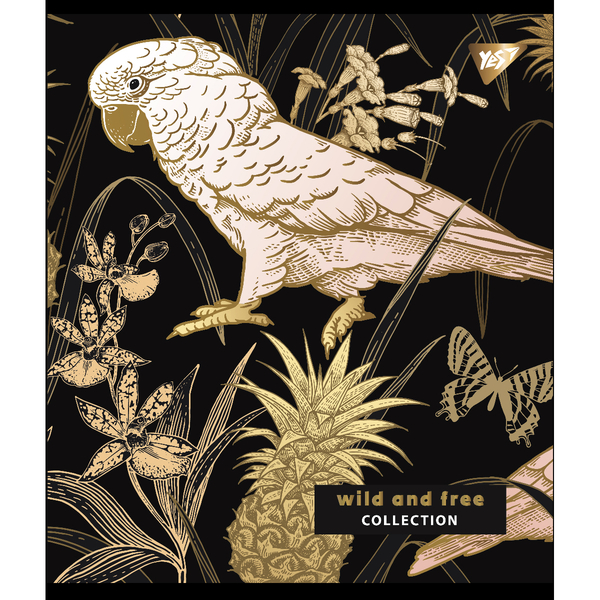 Набор тетрадей Yes Wild and free Pantone Gold А5, в клетку, 18 листов, 10 шт. (766818) - Pampik - 3