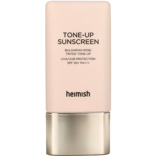 Тонуючий сонцезахисний крем для обличчя Heimish Bulgarian Rose Tone-up Sunscreen SPF 50+ PA+++ - 30 мл - Pampik