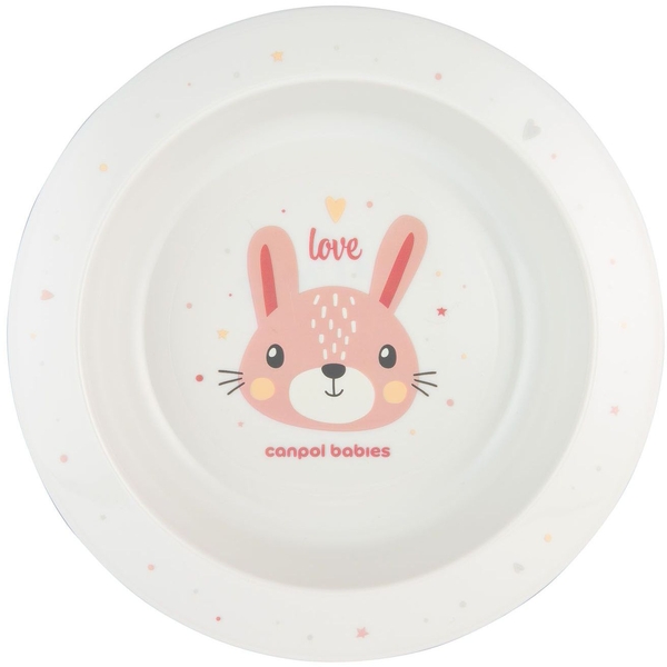 Мисочка Canpol babies Cute Animals рожева (4/412_pin2) - Pampik