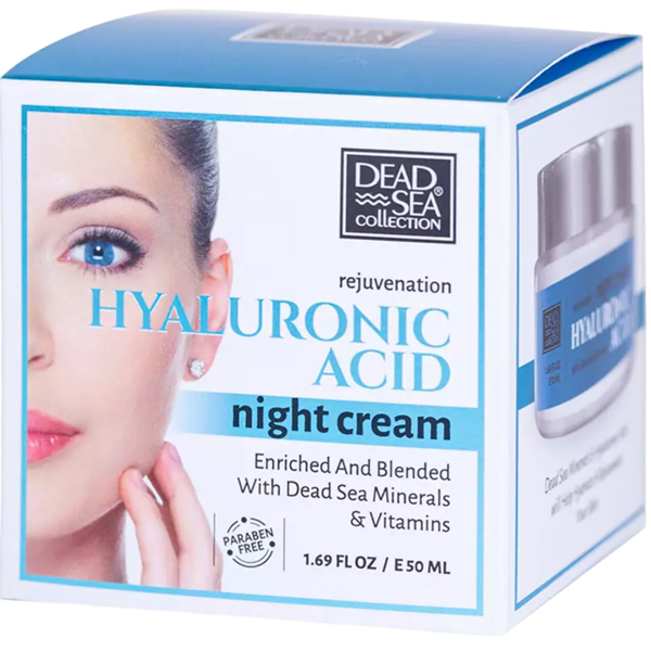 Ночной крем Dead Sea Collection с минералами Мертвого моря омолаживающий 50 мл - Pampik