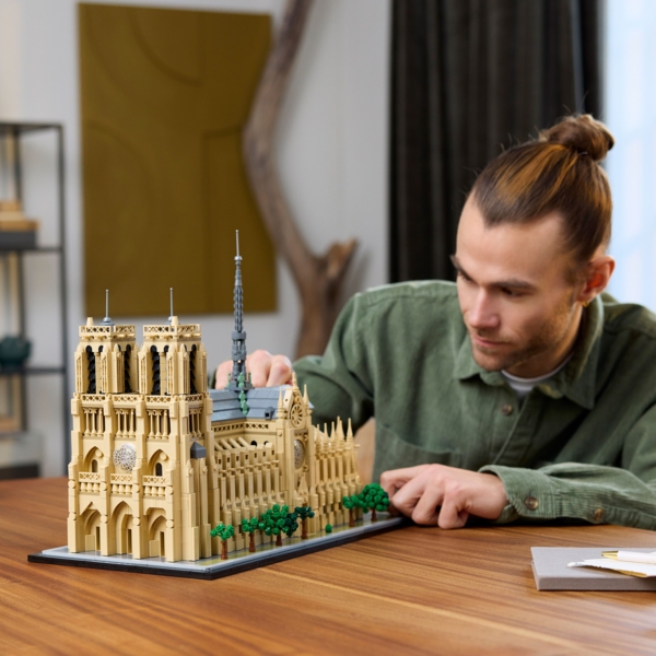 Конструктор LEGO Architecture Нотр-Дам-де-Парі, 4383 деталі (21061) - Pampik - 6