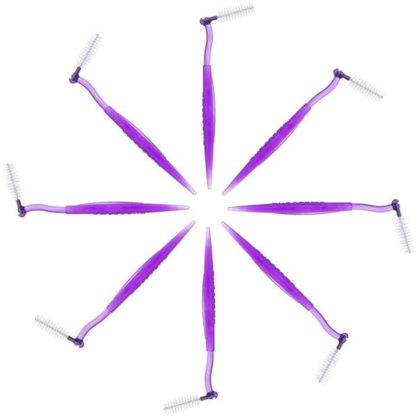 Набір міжзубних щіток Curaprox CPS 408, 5 шт. + тримач UHS 451 - Pampik - 5