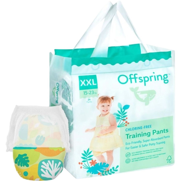 Підгузки-трусики Offspring Forestia 7 (15-23 кг), 24 шт. - Pampik