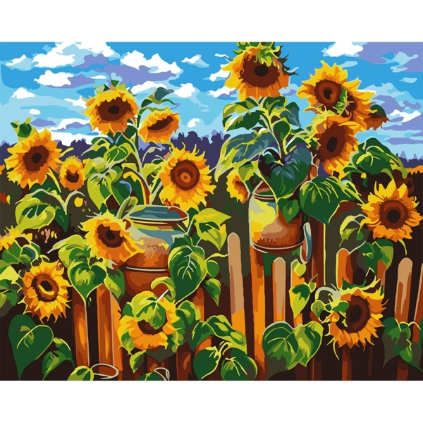Картина за номерами Santi Соняшники 40х50 см - Pampik