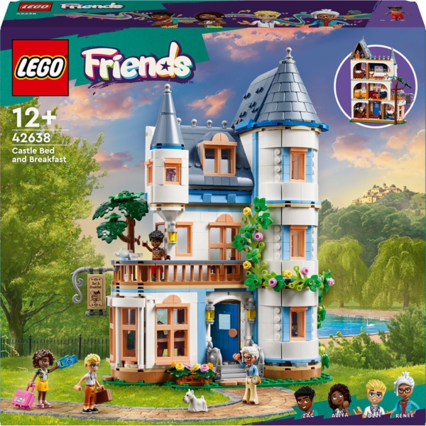 Конструктор LEGO Friends Замковий готель "Ночівля і сніданок", 1311 деталей (42638) - Pampik