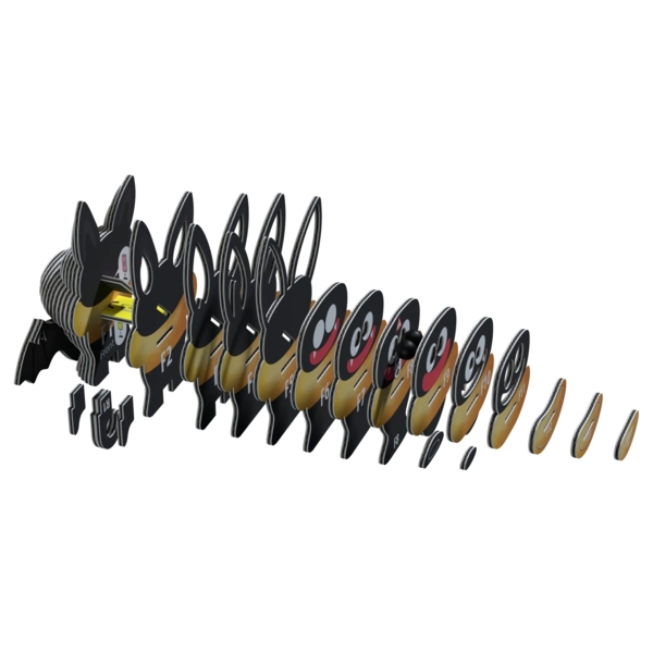 Збірна 3Д модель Eugy Зоопарк Кажан (XEG-093) - Pampik - 2