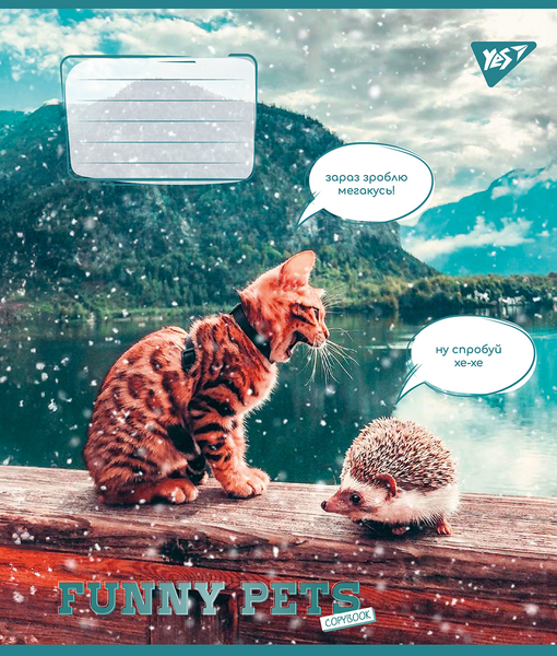 Набор тетрадей Yes Funny pets А5, в клетку, 60 листов, 10 шт. (767141) - Pampik - 6