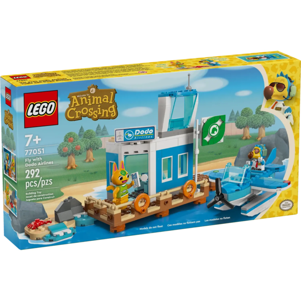 Конструктор LEGO Animal Crossing Літайте з Dodo Airlines, 292 деталі (77051) - Pampik - 5