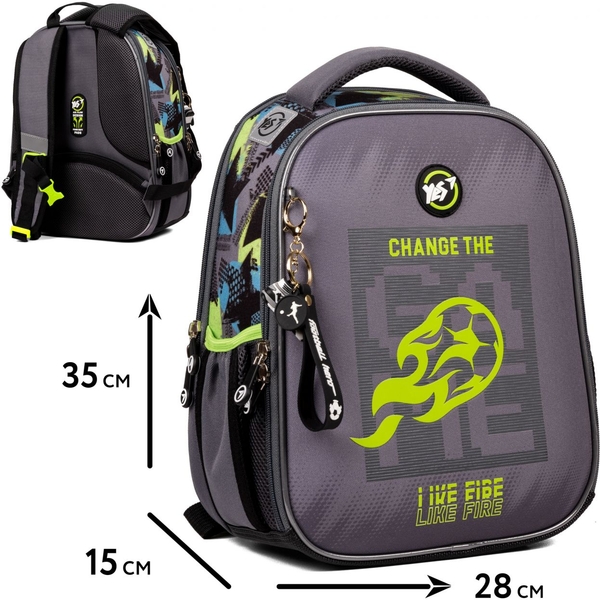 Рюкзак Yes H-100 Collection Football с пеналом и сумкой (559798) - Pampik - 11