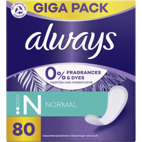 Щоденні прокладки Always Daily Fresh Normal Без запаху, 80 шт. - Pampik - 2