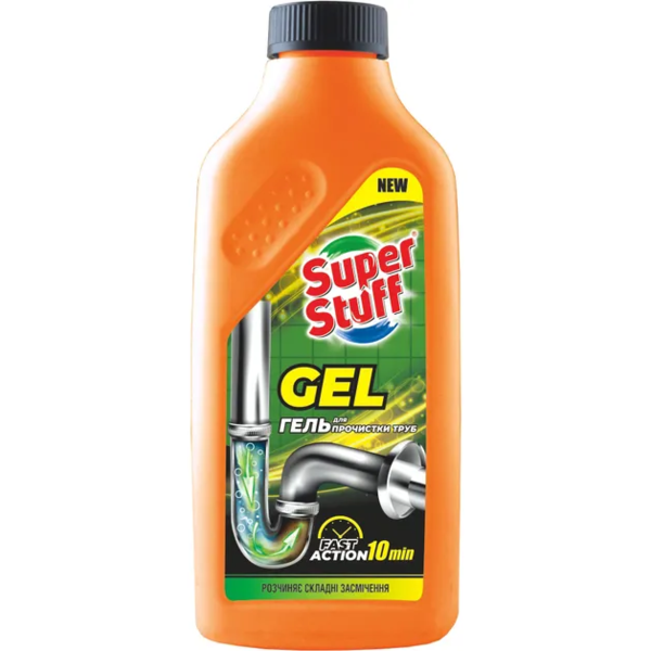 Гель для чистки труб SuperStuff, 500 мл - Pampik