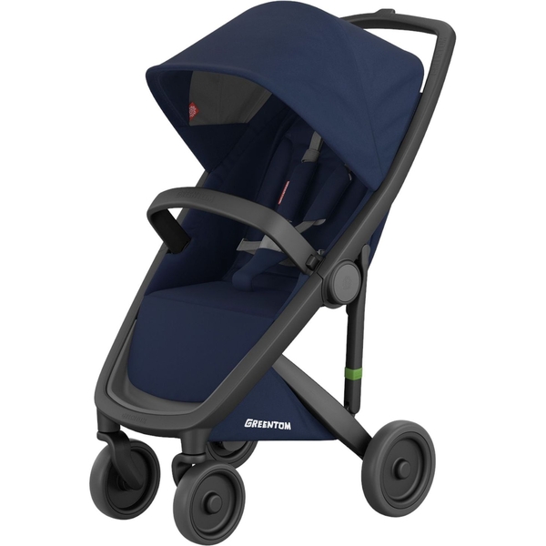 Прогулянкова коляска Greentom Classic Blue-Black (8718858972210) - Pampik