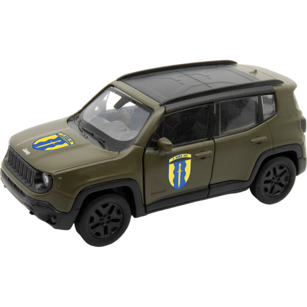 Автомодель TechnoDrive Шевроны Героев Jeep Renegade Trailhawk - Айдар (250351W) - Pampik
