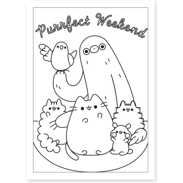 Розмальовка Yes Pusheen 12 сторінок (742918) - Pampik - 3