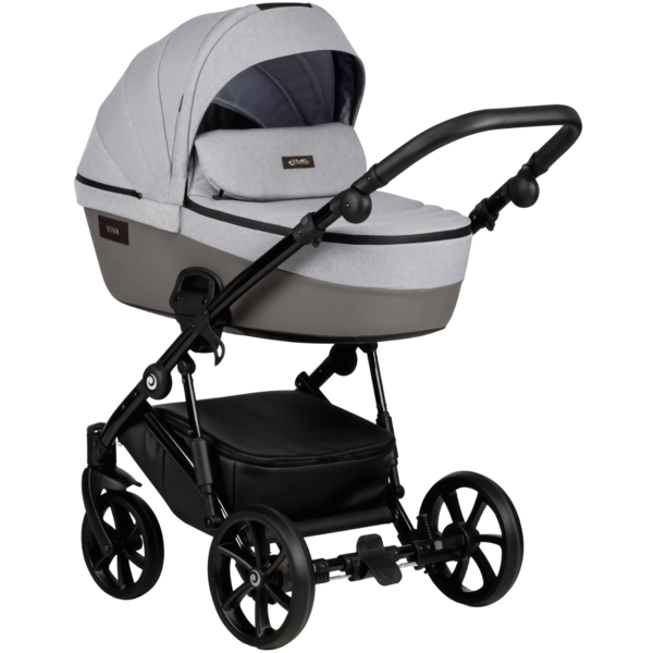 Коляска універсальна Tutis Viva 4 2 в 1 Leather Sleet - Pampik
