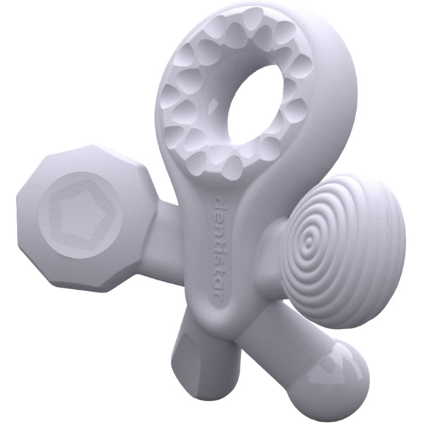 Зубное кольцо Dentistar Hugstar, силиконовое, лавандовый (3960012) - Pampik