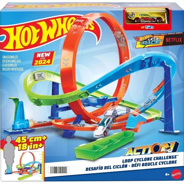 Игровой набор Hot Wheels Action Испытания гиперпетли (HTK16) - Pampik - 5