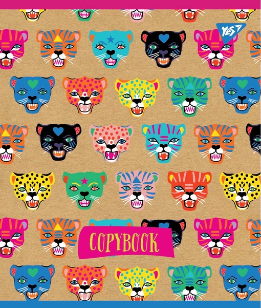 Набор тетрадей Yes Rainbow animal Крафт А5, в клетку, 18 листов, 10 шт. (765083) - Pampik - 5