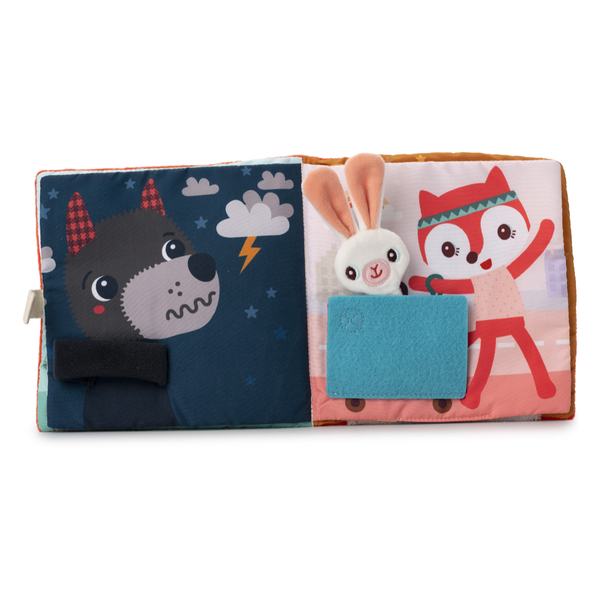 Развивающая мягкая книга Lilliputiens Комфортер Олененка Стелли (83491) - Pampik - 3