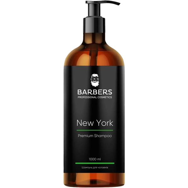 Шампунь для мужчин Barbers New York тонизирующий, 1 л - Pampik