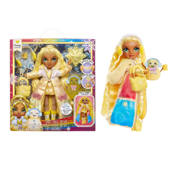 Лялька Rainbow High Winter Wonderland Санні з аксесуарами (120858) - Pampik - 9