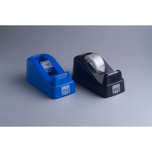 Диспенсер для канцелярского скотча Buromax синий (BM.7451-02) - Pampik - 2