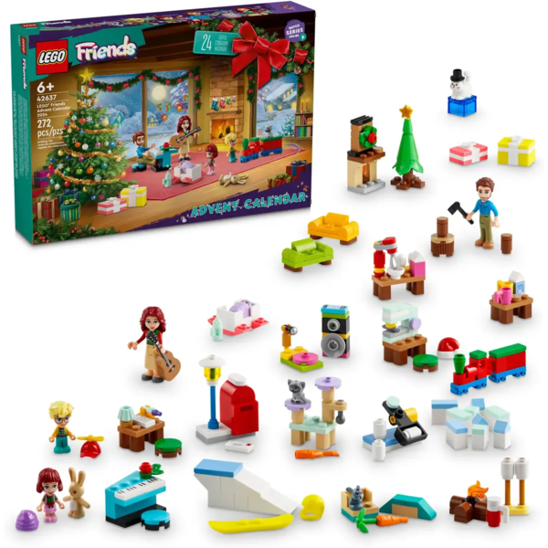 Конструктор LEGO Friends Новорічний календар 2024, 272 деталі (42637) - Pampik - 4